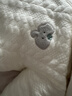 童泰（TONGTAI）嬰兒連體衣秋冬季純棉保暖寶寶衣服新生兒哈衣爬服睡衣白色73cm 曬單實(shí)拍圖