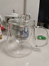 高茗 玻璃泡茶壺加厚耐高溫透明煮茶器花茶壺茶水分離泡茶家用壺 企潤壺900ml【加厚】 曬單實(shí)拍圖