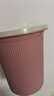 垃圾桶居家廚房輕奢家用衛生間學(xué)生宿舍大容量客廳臥室壓圈紙簍 粉紅色 大號1個(gè) 曬單實(shí)拍圖
