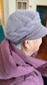 羅蒙毛線(xiàn)帽子女士秋冬季加絨加厚護耳保暖防風(fēng)防寒送長(cháng)輩媽媽針織帽 曬單實(shí)拍圖