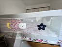 丸丫K2嬰兒床圍欄寶寶防摔防護欄床邊防摔防掉檔板免打孔三面1.8+2+2 曬單實(shí)拍圖