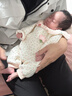 婧麒（JOYNCLEON）新生嬰幼兒衣服秋冬保暖夾棉男女連體衣小月齡寶寶無(wú)骨外出哈衣 粉滿(mǎn)印花朵 59cm 曬單實(shí)拍圖