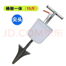 果樹(shù)施肥器硬地根部追肥器農用工具多功能果園鐵鍬式土下肥料機器溜肥器追肥槍施肥非神器 尖頭【小白桶款裝15斤】 曬單實(shí)拍圖