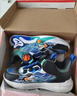 里奇.喬丹   RICKY JORDAN男童鞋春夏秋2025新款網(wǎng)面透氣旋轉扣防滑籃球童跑步鞋 黑白主圖 寶藍主圖款 34 曬單實(shí)拍圖
