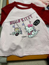 巴拉巴拉【HelloKittyIP商場(chǎng)同款】女寶寶長(cháng)袖t恤速干秋新款 橡皮粉61206 100 曬單實(shí)拍圖
