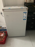 海爾（Haier）家用冰柜小型低溫冷凍柜深冷速凍無(wú)需除霜臥式一級能效冷藏冷凍轉換母乳冰柜保鮮柜 新品麥浪丨-35℃速冷丨抑菌內膽 100L 曬單實(shí)拍圖