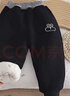 兒童棉褲加棉爆款新款2025冬季保暖寶寶加絨加厚男童棉褲一條過(guò)冬 口袋熊加厚棉褲黑色 100 100建議身高95左右 曬單實(shí)拍圖
