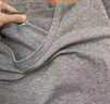 浪莎（LangSha）高彈莫代爾棉秋衣內衣男秋冬季保暖線(xiàn)衣打底衫單件上衣超薄款圓領(lǐng) 【深灰上衣】·彈力棉輕薄修身 3XL /185 曬單實(shí)拍圖