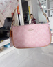 蔻馳（COACH）【品牌直供】女士NOLITA經(jīng)典標志單肩手提包塵粉色CDW31 曬單實(shí)拍圖