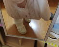 達芙妮加絨小白鞋女2025新款秋冬厚底保暖棉鞋魔術(shù)貼奶呼呼雪地靴 曬單實(shí)拍圖