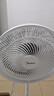 美的（Midea）電風(fēng)扇家用7葉落地扇搖頭電風(fēng)扇循臥室宿舍輕音風(fēng)扇臺式桌面小型風(fēng)扇臺地兩用升級款 白色丨7葉臺地兩用 曬單實(shí)拍圖