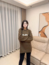 UNDEFEATED【五條杠美式毛衣】潮流男女同款LOGO校園風(fēng)毛衣新品 深紅 M 曬單實(shí)拍圖