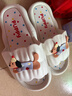 2026新款可愛(ài)卡通拖鞋女外穿踩屎感防滑室內浴室不臭腳拖鞋女 2303圣誕狗#綿云白 38 -39 偏小一碼 曬單實(shí)拍圖