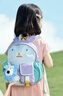 SHUKIKU樂(lè )兜兜兒童公仔雙肩包幼兒園書(shū)包小學(xué)生防潑水背包 海鹽茄紫 S+ 曬單實(shí)拍圖
