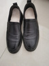 奧康（Aokang）男鞋套腳商務(wù)休閑皮鞋男士牛皮軟底一腳蹬皮鞋黑色42碼 曬單實(shí)拍圖