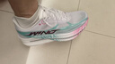 喬丹（QIAODAN）強風(fēng)4運動(dòng)鞋男跑步鞋馬拉松專(zhuān)業(yè)競訓韌彈回饋中考體測跑鞋女 純凈白/馬爾斯綠 -彩虹斑馬-男 43 曬單實(shí)拍圖