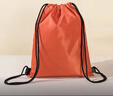 柯良惠子抽繩束口旅行背包 跑步運動(dòng)沙灘戶(hù)外旅行包便攜收納包雙肩包 橙色 曬單實(shí)拍圖