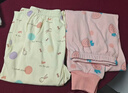浪莎【7A抑菌+百棉】?jì)和镅?條裝女童睡褲大童秋冬毛褲學(xué)生保暖褲 曬單實(shí)拍圖