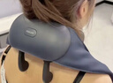 飛利浦（PHILIPS）頸椎按摩器3D伸縮按摩頭物理揉捏頸部按摩儀恒溫熱敷按摩枕 7101N 生日 三八婦女節女神禮物高端 曬單實(shí)拍圖