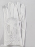 MINISO蕾絲防曬手套女夏季薄款戶(hù)外騎行開(kāi)車(chē)觸屏彈力透氣手套女 白色 曬單實(shí)拍圖