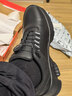 恒源祥男鞋2026冬季新款真皮厚底休閑皮鞋舒適軟底防滑通勤鞋JS004HL-42 曬單實(shí)拍圖