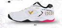 威克多（VICTOR）勝利羽毛球鞋龍透氣緩震包裹運動(dòng)男女鞋P9200TD巭-亮白/深青44碼 曬單實(shí)拍圖