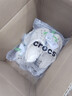 卡駱馳（CROCS）洞洞鞋貝雅卡駱班輕便耐磨一腳蹬休閑鞋|205089 冬日白/彩色-1LI 39 (240mm) 曬單實(shí)拍圖