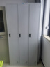 中偉三門(mén)更衣柜儲物柜辦公室員工柜帶鎖鋼制柜 曬單實(shí)拍圖