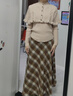 妍莉芬（yanlifen）復古法式斗篷毛衣連衣裙女秋季2026新款小個(gè)子小香風(fēng)套裝裙子秋冬 上衣兩件套+格子裙【三件套】 XL 60/65kg 曬單實(shí)拍圖