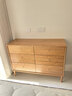 源氏木語(yǔ)實(shí)木五斗柜家具簡(jiǎn)約抽屜柜原木色北歐臥室1.11米五斗柜-金屬滑軌 曬單實(shí)拍圖