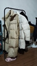 三彩【易打理】2025冬季新款圍脖羽絨服90白鴨絨寬松中長(cháng)外套M 曬單實(shí)拍圖