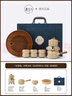 墨文白「汝窯系列」自動(dòng)茶具套裝家用懶人泡茶神器冰裂紋整套茶具送禮 自動(dòng)茶具9頭+茶盤(pán)【皮箱裝】 曬單實(shí)拍圖