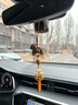 卡麗蒂（KALIDI）2026馬年汽車(chē)掛件新年馬上有錢(qián)車(chē)載國風(fēng)掛飾車(chē)內后視鏡高檔吊墜 【馬上有錢(qián)】鎏金納福-國風(fēng)宋錦小馬-六寶穗子 曬單實(shí)拍圖