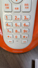 摩托羅拉（Motorola）數字無(wú)繩電話(huà)機無(wú)線(xiàn)座機單機大屏幕清晰免提辦公家用 C601橙色單無(wú)繩 曬單實(shí)拍圖