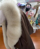 白鹿語(yǔ)設計感厚款毛絨外套25冬季新款插肩袖有口袋加絨上衣女 咖色 XL 曬單實(shí)拍圖