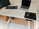 樂(lè )歌電動(dòng)升降桌電腦桌雙電機站立辦公家用書(shū)桌 ES2Pro/1.2m雅白色 曬單實(shí)拍圖