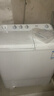 海爾（Haier）13公斤/15公斤半自動(dòng)洗衣機雙桶雙缸家用大容量強勁水流洗洗脫水分離甩干以舊換新波輪老式洗衣機 新款13公斤一級能效 雙缸 小神泡凈洗+噴淋漂洗+腳輪 曬單實(shí)拍圖