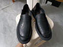 普步仕品牌一腳蹬皮鞋男2026新款男士真皮軟底豆豆鞋休閑百搭時(shí)尚鞋子男 黑色 38 曬單實(shí)拍圖
