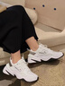 耐克NIKE休閑鞋女復古白老爹鞋M2K TEKNO運動(dòng)鞋BQ3378-100白38 曬單實(shí)拍圖