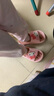 幸?，旣悾–heerful Mario）美樂(lè )蒂兒童卡通寶寶涼拖鞋夏季男女親子沙灘防滑涼拖女孩軟底涼拖 曬單實(shí)拍圖