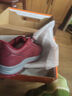 足力健艾爸爸老人鞋春秋款皮面防水防滑運動(dòng)鞋中老年爸媽鞋旅游鞋女 棗紅女款（送襪子） 38 曬單實(shí)拍圖