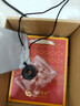 中國黃金墨玉和田玉吊墜男平安扣男士項鏈護身符生日禮物男友老公紀念 和田玉墨玉平安扣項鏈【今/次日達】 曬單實(shí)拍圖