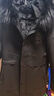 羅蒙（ROMON）派克服男款2025新款冬季水貂毛內膽皮毛一體中長(cháng)款狐貍毛皮草外套 黑外殼+黑色毛領(lǐng)水貂毛內膽《真皮毛一體》 L 曬單實(shí)拍圖