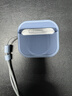 億色（ESR）適用AirPods4保護套蘋(píng)果耳機保護套2024四代降噪耳機殼magsafe磁吸可無(wú)線(xiàn)充電藍牙耳塞防滑防摔藍 曬單實(shí)拍圖