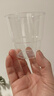 一次性硬質(zhì)透明塑料杯航空杯加厚家用商用太空杯酒水試飲杯 200ml臺階杯*100只 曬單實(shí)拍圖