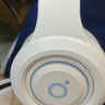 前行者X12無(wú)線(xiàn)藍牙耳機頭戴式物理降噪電競游戲耳麥全包隔音筆記本臺式電腦iPad平板手機通低延遲 星光白發(fā)光版【藍牙/插線(xiàn)兩用】 曬單實(shí)拍圖