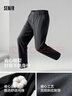 森馬（Semir）休閑褲男士合體直筒長(cháng)褲2026春季新款顯高顯瘦通勤百搭舒適褲 冷灰20510 L 曬單實(shí)拍圖