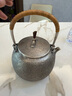 藏六造 銀壺魚(yú)子紋日本純手工純銀燒水壺家用茶具純銀999煮水煮茶銀壺 大號魚(yú)子紋銀壺1200ml 曬單實(shí)拍圖