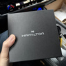 漢米爾頓（Hamilton）漢密爾頓卡其野戰小紅帽38黑盤(pán)皮帶瑞士原裝進(jìn)口機械表 送禮物 曬單實(shí)拍圖