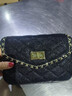 袋鼠（KANGAROO）輕奢品牌簡(jiǎn)約小包包女夏季七夕鏈條包韓版迷你小方包時(shí)尚百搭單肩 黑色 曬單實(shí)拍圖